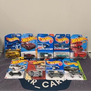 Mattel Hot Wheels Collector Cars x9 Brand New
